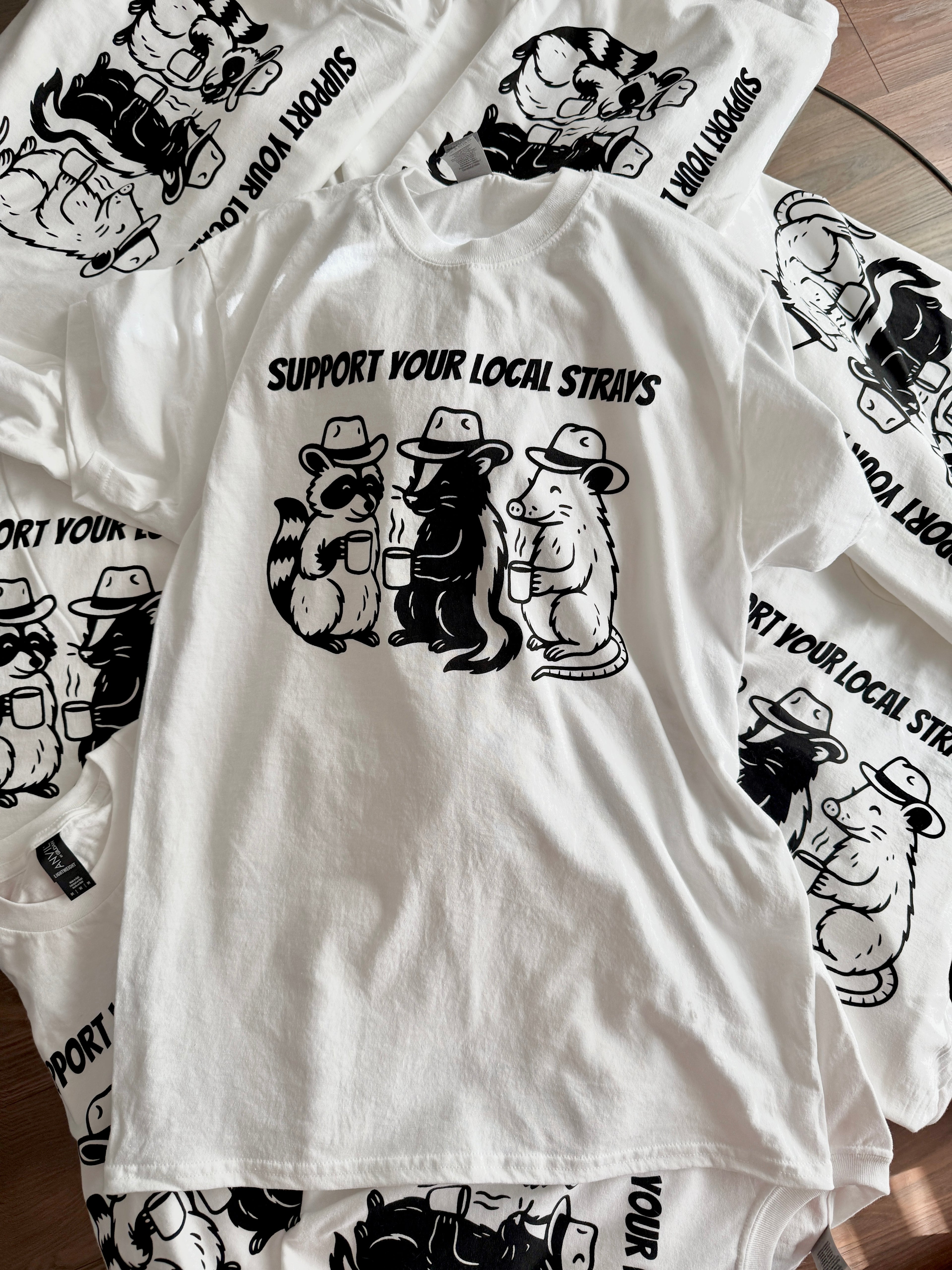 Support Your Local Strays tee